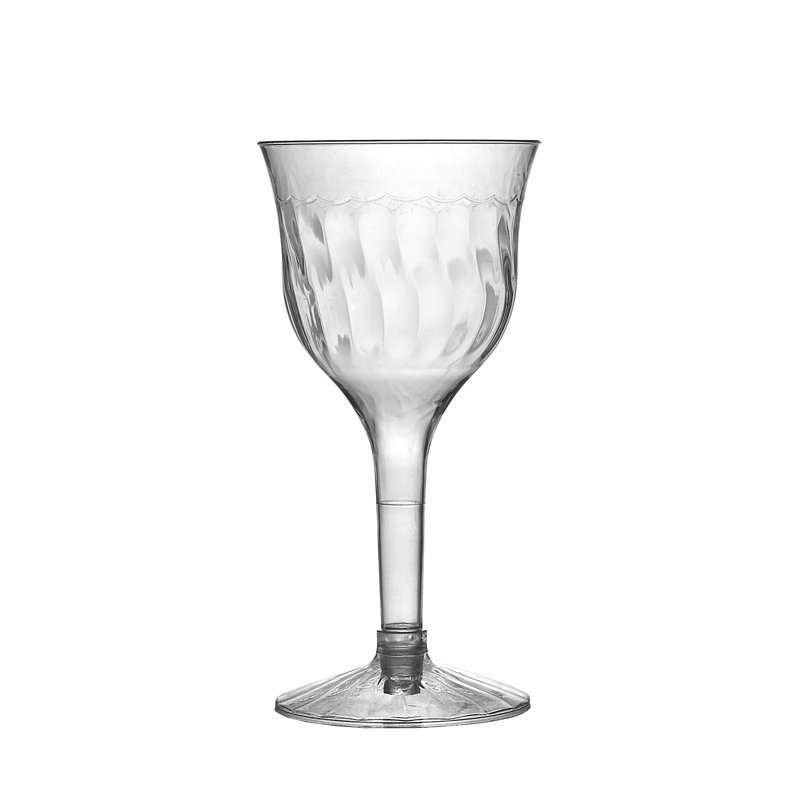 Fineline Settings, Inc Flairware Rippled Plastic Disposable Wine Glass